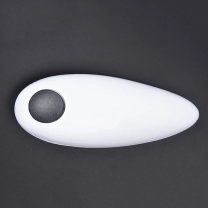 One-button operation — press once and the can opener travels the rim by itself