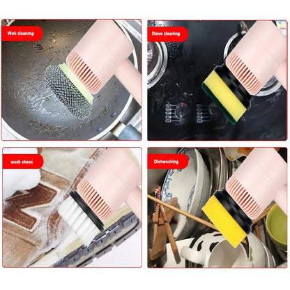 Multifunctional Cordless Electric Cleaning Brush