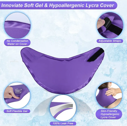 Cooling Gel Neck Wrap — Wearable Cold-Relief Shawl