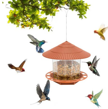 Automatic Bird Feeder — Multi-Port Outdoor Feeder